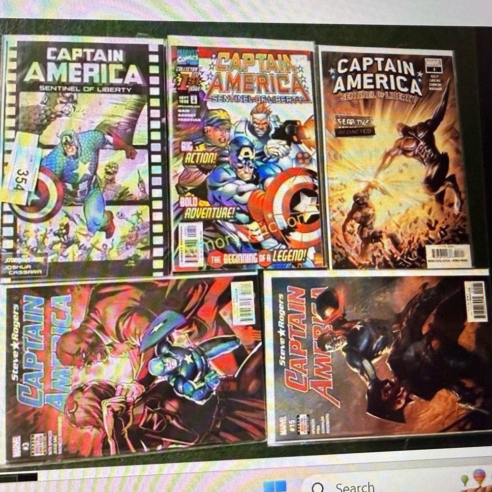 Captain America Comic Book Set